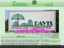 Tablet Screenshot of davislandscape.com